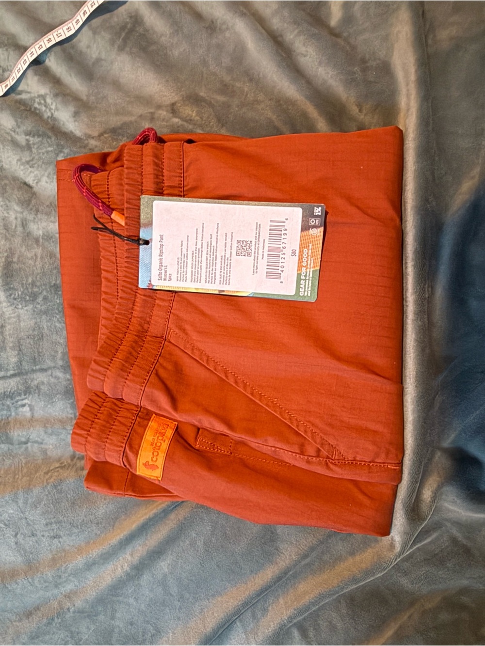 Cotopaxi women’s salto organic ripstop pant. Large, color spice NWT - Picture 8 of 8
